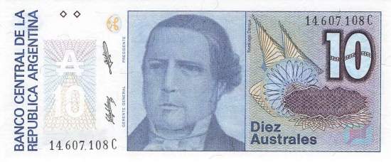 Argentinien p325b C 10 Australes 1985